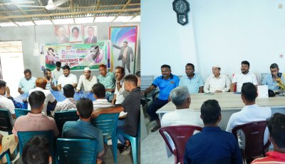 রাসিক প্রশাসকের সাথে মোহনপুর ও কেশরহাট বিএনপি নেতৃবৃন্দের সৌজন্য সাক্ষাৎ