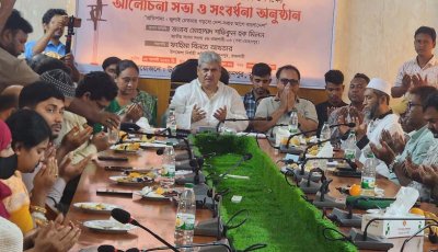 মোহনপুরে গণঅভ্যুত্থান দিবসে আলোচনা সভা, জুলাই যোদ্ধাদের সংবর্ধনা