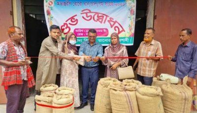 তানোরে বোরো ধান চাল ও গম সংগ্রহের উদ্বোধন