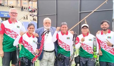 কাজাখস্তানকে হারিয়ে বাংলাদেশের মেয়েদের স্বর্ণ জয়