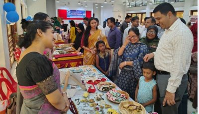 শরতের আবহে ফুলবাড়ীতে তিন দিনের উদ্যোক্তা মেলা