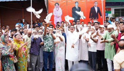 বণার্ঢ্য আয়োজনে বিএনপির প্রতিষ্ঠাবার্ষিকী পালন