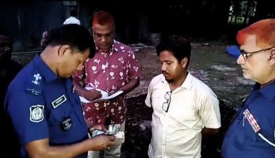 পঞ্চগড়ে টাকাসহ এলজিইডির প্রকৌশলীকে পুলিশে দিল স্থানীয়রা
