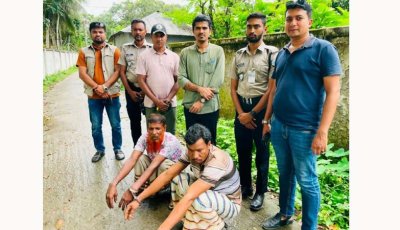 পুঠিয়ায় মাদকবিরোধী অভিযানে দুইজন আটক, কারাদণ্ড