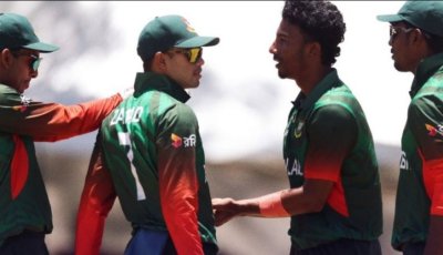 যুক্তরাষ্ট্রকে হারিয়ে সুপার সিক্সে জুনিয়র টাইগাররা