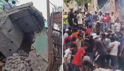 আবারো দিল্লিতে ভেঙে পড়ল আবাসিক ভবন