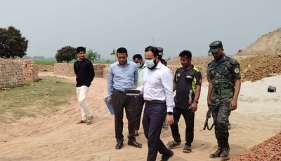 নিয়ামতপুরে ইট ভাটায় অভিযান চালিয়ে ১০লক্ষ টাকা জরিমানা