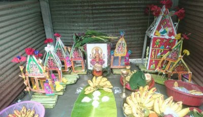আদমদীঘিতে মনসা দেবীর পুজা অনুষ্ঠিত