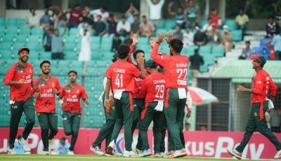 রানের পাহাড় ডিঙিয়ে রেকর্ড করে জয় টাইগারদের