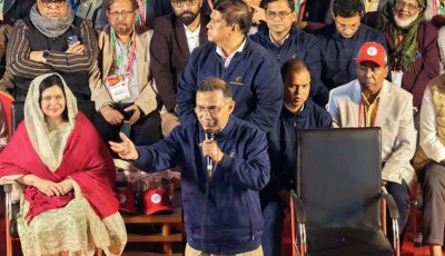 নিজ জন্মভূমিতে ফিরে আবেগাপ্লুত তারেক রহমান