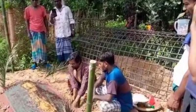 কবরে ঝাড়ফুঁক করে জীবিত করার চেষ্টার পর ওঝা বললেন ‘বেঁচে নেই’