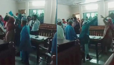 আদালতের এজলাসে দুই আইনজীবীর হাতাহাতি, সদস্যপদ স্থগিত