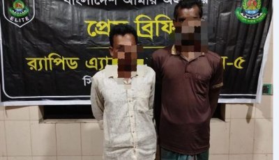 জয়পুরহাটে ২৯ বোতল ফেন্সিডিলসহ দুই মাদক ব্যবসায়ী গ্রেফতার