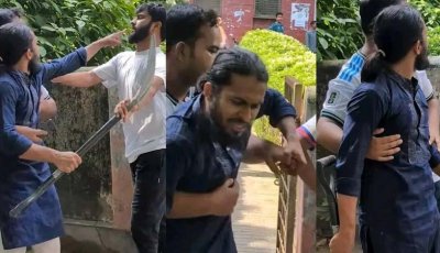 রাবির গ্রন্থাগারে ঢুকে শিক্ষার্থীদের মারধর করলেন রাকসু ও শিবির নেতারা