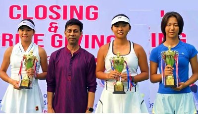 আন্তর্জাতিক জুনিয়র টেনিসে মেয়েদের একক ও দ্বৈত- দুই শিরোপাই চিনের