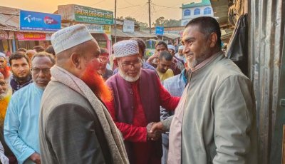 দাড়িপাল্লা মার্কার প্রচার মিছিল ও গণসংযোগে উৎসবের আমেজ