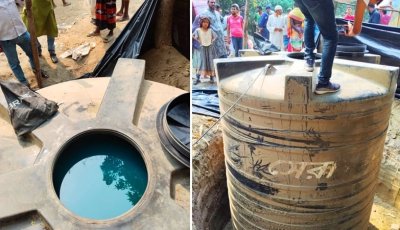 মাটির নিচে মজুত করা ১০ হাজার লিটার ডিজেল জব্দ