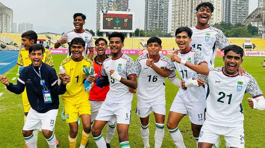এশিয়ান কাপে এবার ব্রুনাইকে ৮ গোলে উড়িয়ে দিলো বাংলাদেশ