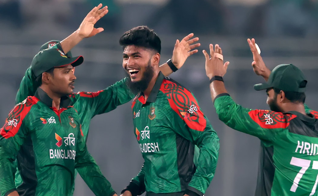 রিশাদের ঘূর্ণিতেই বিপদে পড়ে ওয়েস্ট ইন্ডিজ, রিশাদের ঘূর্ণিতে জিতল বাংলাদেশ